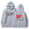 Marco Bezzecchi 2025 New Motorcycle Race 72 Driver Fan 2D Printed Hoodie Men's and Women's Autumn Casual Coat