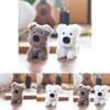 West Highland Dog Plush Keychain Backpack Charm Pp Cotton Stuffed Animal Gift For Pet Lovers