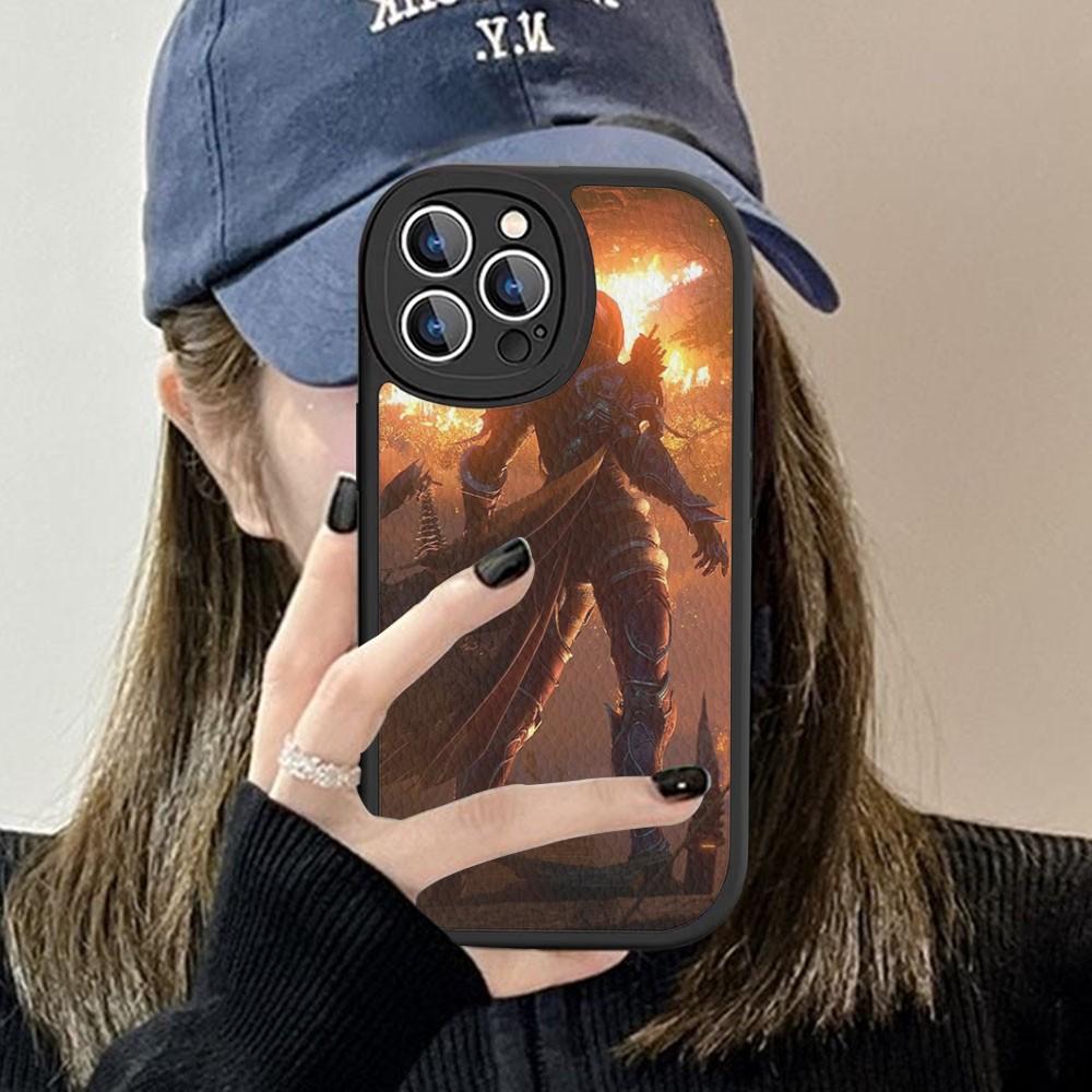 W-World Of W-Warcraft Чехол для телефона Жесткая кожа Для IPhone 16 15 14 13 12 Mini 11 14 Pro Max Xs X Xr 7 8 Plus Fundas