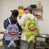 Школьная сумка Уличный стиль Летние развлечения Рюкзак с акулой Для пары Много отделений Для ежедневных поездок Универсальный Легкая школьная сумка