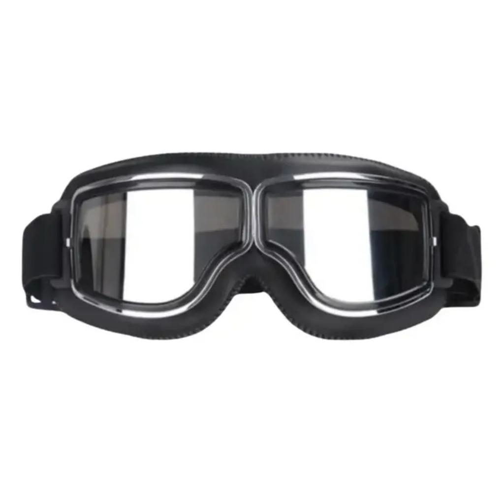 Мотоциклетные очки Мотокросс Солнцезащитные очки Велосипедные очки Защитные Винтажные очки для шлема Водительские очки для вождения кожаные очки