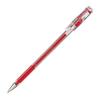 Гелевая шариковая ручка Pentel гибридная EK105-GB 0.5 красный 10 штук
