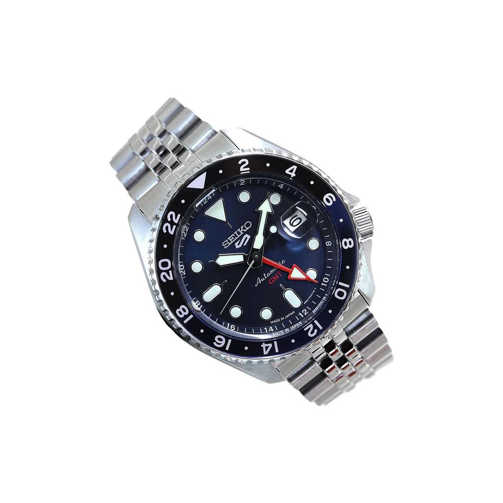 Seiko Спортивные Автоматические Механические Часы с Ремешком из Нержавеющей Стали 42,5 мм Мужские Часы SBSC003