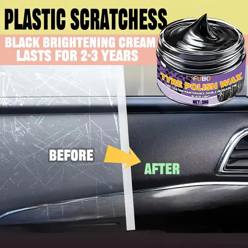 Plastic Scratch Repair Agent, Dashboard Scratch Repair Paste, Interior Care Shine Cream, Tire Coating Wax, Long-lasting Care Oil