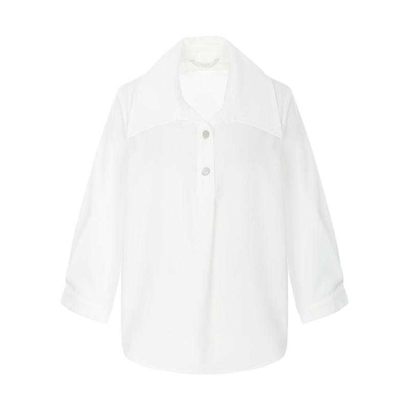 VISITINNEWYORK Wide Collar Blouse (Vy7Ss12)
