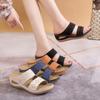 Summer New Women Casual Wedge Sandals Premium Orthopedic Open Toe Sandals Vintage Anti-Slip Leather Female Platform Retro Shoes