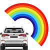 Rainbow Car Decal, Rainbow Window Sticker - Vista Car Rear Windshield Wiper Decal Weatherproof