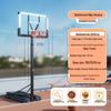Регулируемая по высоте баскетбольная корзина для игры в помещении/на улице - Подходит для взрослых, подростков и детей.