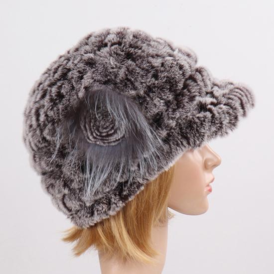 Вязаные шапки из натурального меха кролика рекса для женщин, зимняя теплая шапка из 100% натурального меха кролика рекс, русская женская меховая шапка