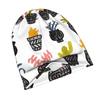 2D Flat Printing Pattern Flower Pots Adult Knit Beanie with Easy Modern Style Fits Effortlessly Into Seasonal Wardrobes And Pairs Well with Jackets Or