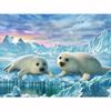 Needlework 5D Diy Diamond Painting Ice White Seals Cross Stitch Painting Diamond Embroidery Full Square Diamond Pictures