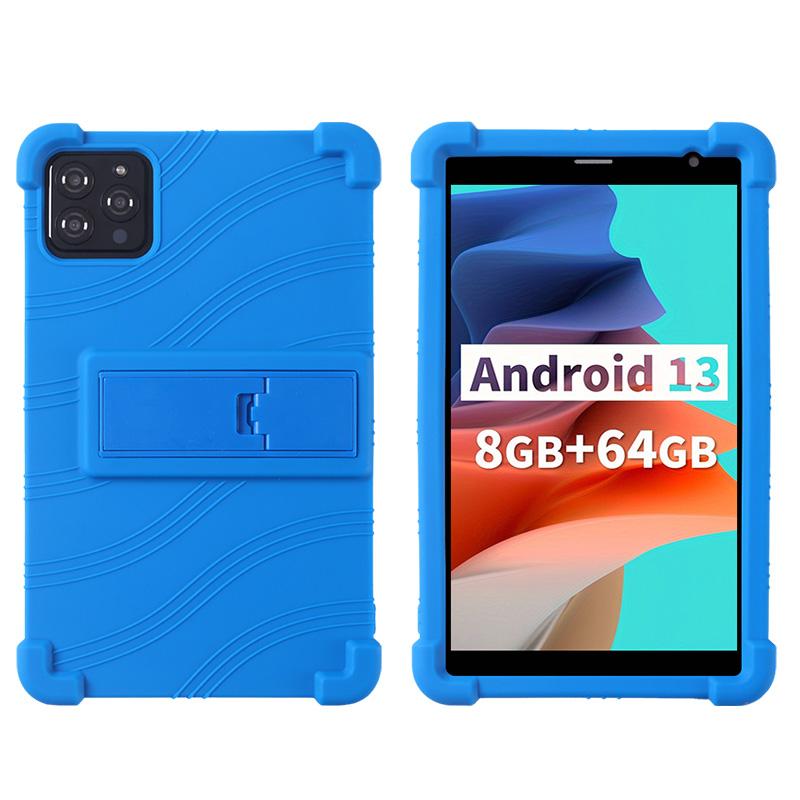Для VASOUN Model TAB 8 дюймов Kickstand Coat противоударный чехол для планшета мягкий силиконовый чехол-подставка защитная оболочка