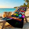 Roblox Customize Text Beach Towel High Absorbency & Quick-Dry Portable for SwimmingBeachCamping Travel Beach AccessoriesGym