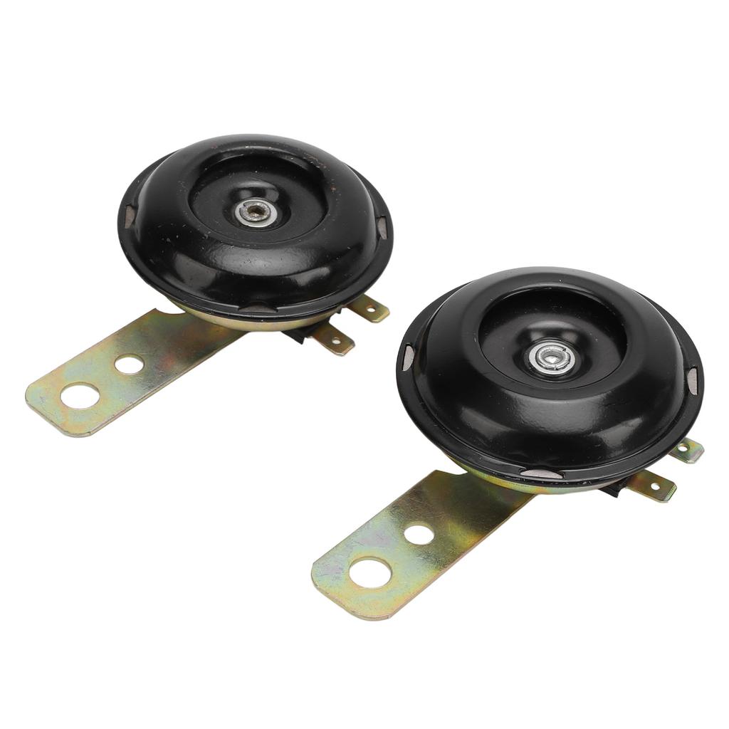 Waterproof Motorcycle Horns 12V 1.5A 105db Round Car Loud Speaker for Motorcycle Car UTV ATV Boat