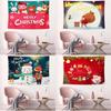 Christmas Cartoon Santa Claus Tapestry Home Living Room Bedroom Wall Decoration Tapestry