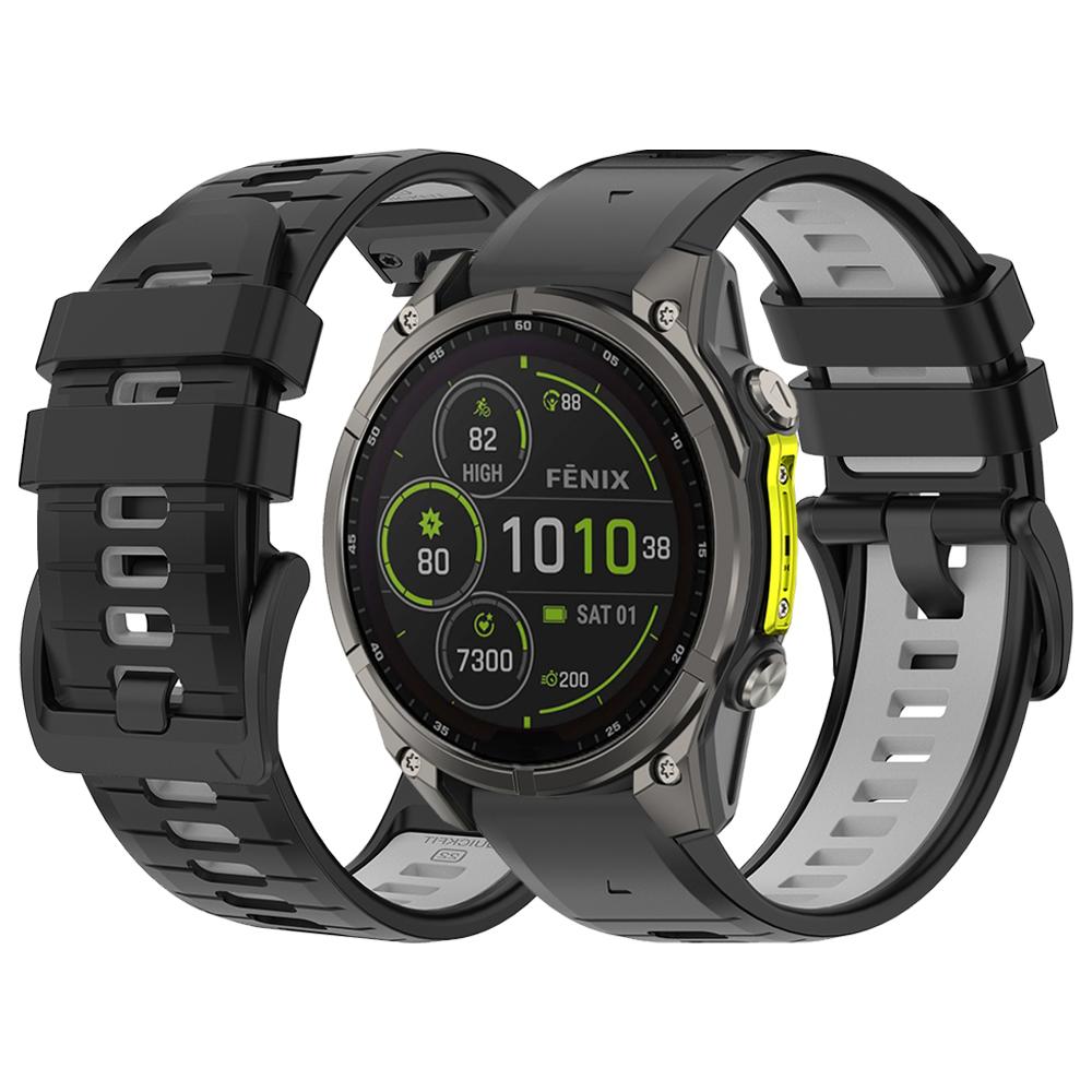 Сменный ремешок Для Garmin Fenix 8 Pro 51мм 47мм E 7 7X/Epix Gen 2/D2 Mach 2 1 Fenix8 AMOLED 22мм 26мм Спортивный силиконовый ремешок
