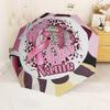 Personalized Pink Ladybug Zipper Bag With Name Portable Customize Your Name Automatic Umbrella With Elegant Collapsible Compact Durable 8Rib Design