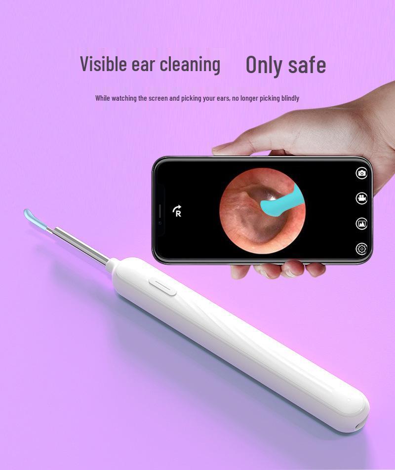 HD Wireless Ear Cleaning Tweezers with Visual Scoop & WiFi Connection