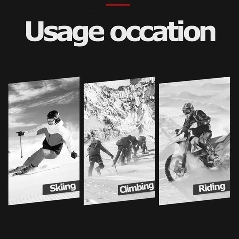 Мужские и женские зимние спортивные теплые перчатки для катания на лыжах Водонепроницаемые и ветрозащитные перчатки