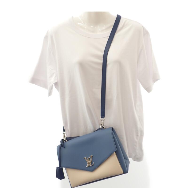 Louis Vuitton M51415 Сумка 2WAY синий/слоновая кость Taurillon Clemence Женская