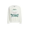 Adidas Originals Solid Color Logo Print Pullover Crew Neck Sweatshirt Men Tops White HS7277