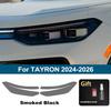 For Volkswagen TAYRON 2025-2026 Car Headlight Protective Film Smoke Black Pre Cut Anti-Scratch High-Gloss Auto Vinyl Wrap Film