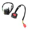 Turn Signal Start  Switch 2x 7/8'' Motorcycle Handlebar Horn Turn Signal Light Control Switch Handlebar Controller Switch