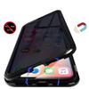 Magnitli закалённое shisha maxfiylik metall g'ilofi Samsung Galaxy Note 20 Ultra 10+ 10 Note9 uchun ikki tomonlama shisha metall qopqoq