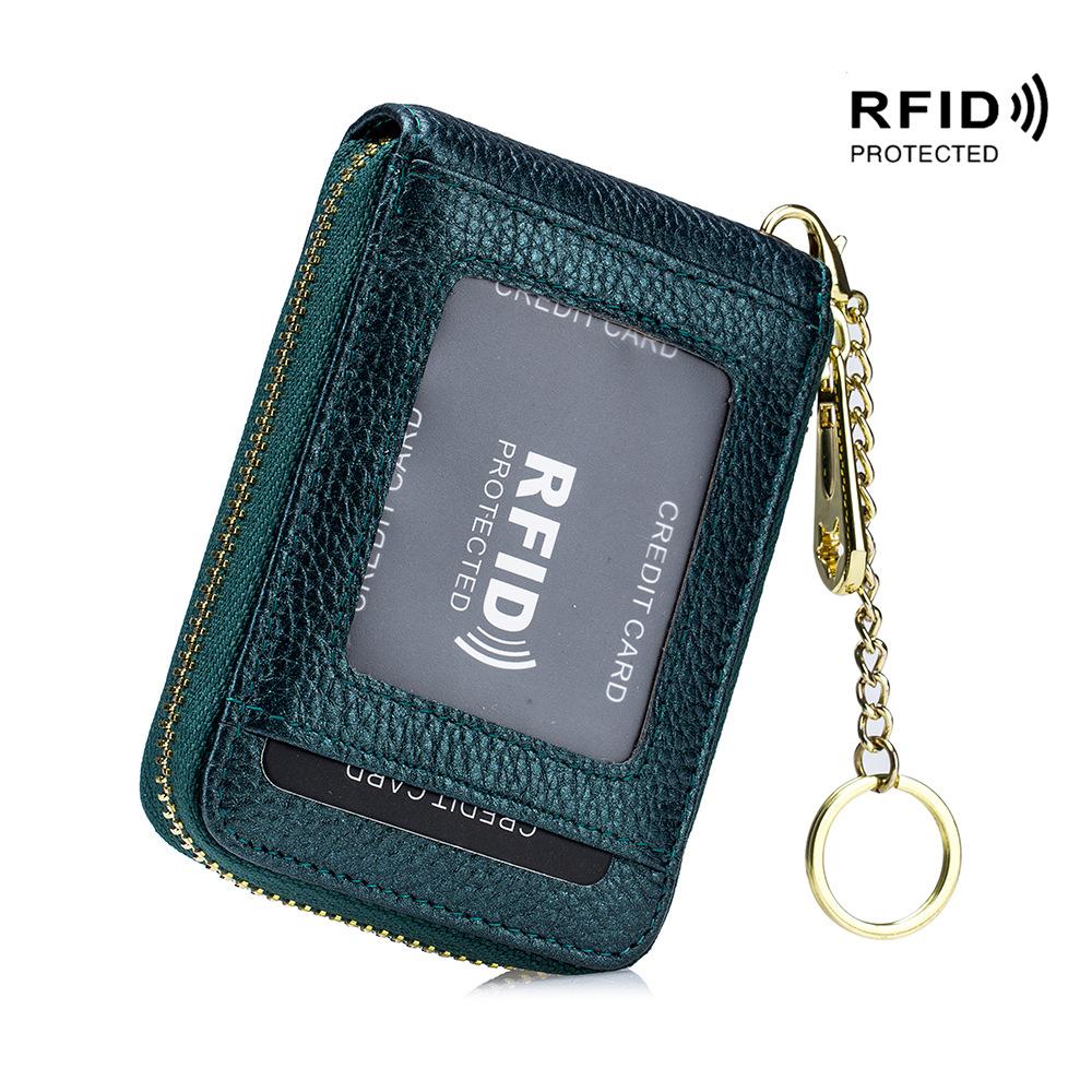 Популярный картхолдер женский изысканный RFID многофункциональный мужской картхолдер обложка для банковской карты брелок