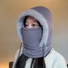 Lei Feng Winter Hat with Windproof Mask & Velvet Lining for Men & Women - Warm Protection for Riding & Outdoor Activities