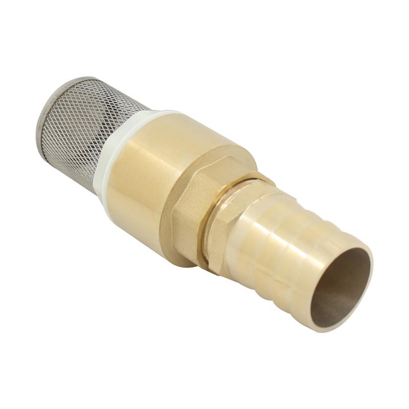 Copper Pagoda Nozzle Non-Return Valve Suction Strainer Foot Valve Hose Connection With Mesh Strainer Water Pump Bottom Valve
