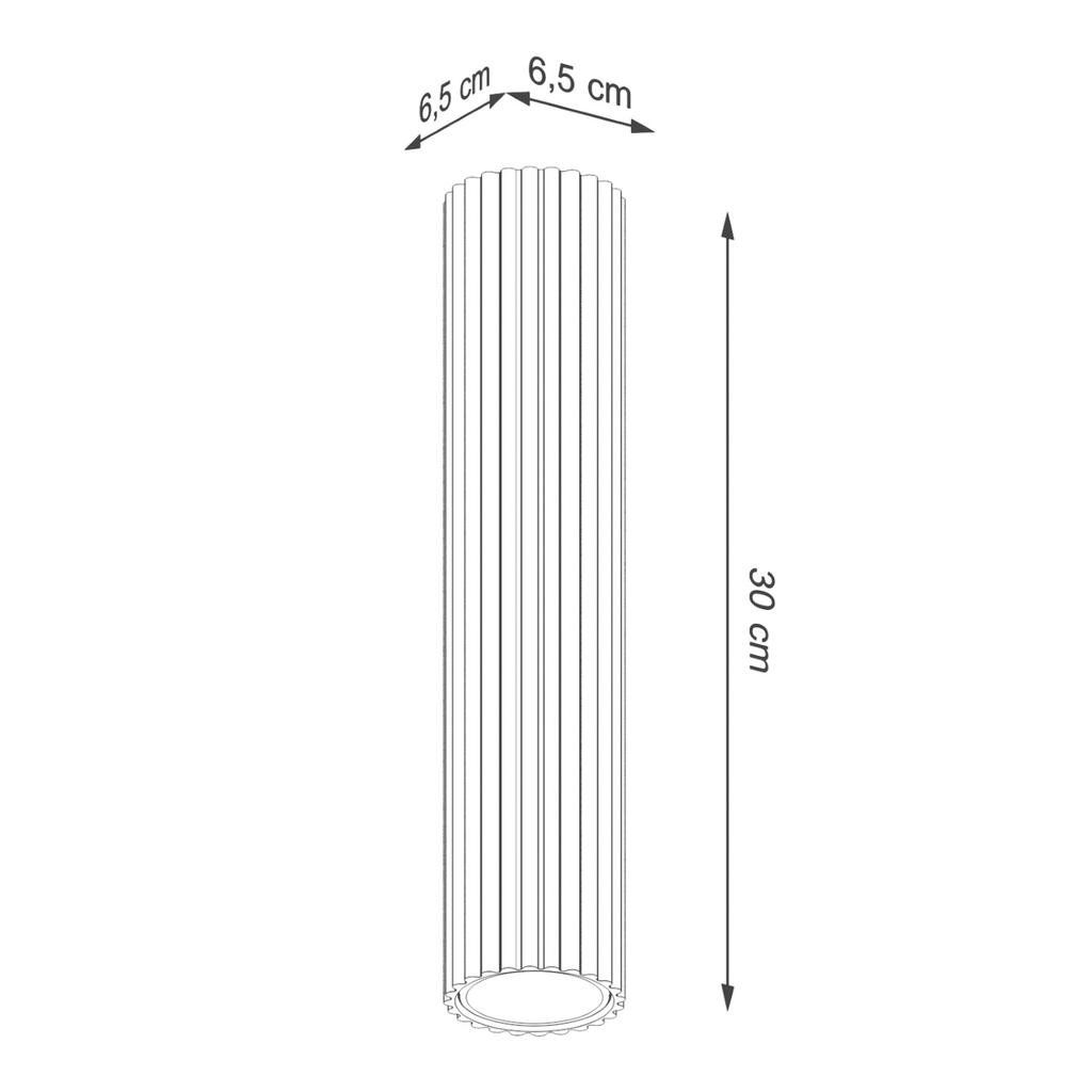Ceiling lamp carbon 30 beige