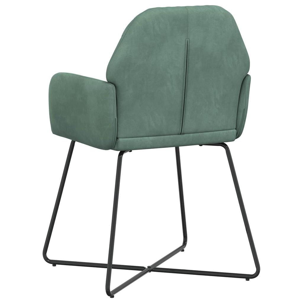 Dining Chairs 6 pcs Velvet Sea Green 55 x 50 x 84 cm