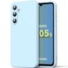 Protective Case - BOOLING - for Samsung Galaxy A05s - Liquid Silicone - Slim - Anti-Scratch Sky Blue