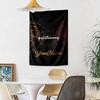 Galatasaray Custom Your Name Wall Decor Tapestry Art For Pet Memorial Birthdaywedding Party Backdrop Family Gift