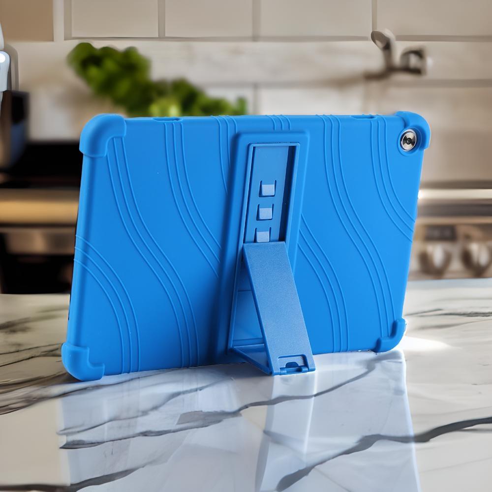 Силиконовый чехол для Teclast T50 11 дюймов с регулируемой подставкой и утолщенными углами, защищающими от ударов.
