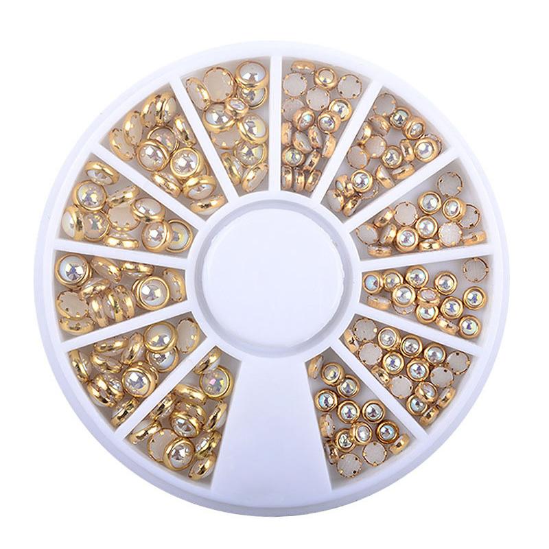 Nail Parts Nail Art Glitter Rhinestone Crystal Gems Jewelry Bead Manicure Decoration Accessories Nail Supplies for Professionals