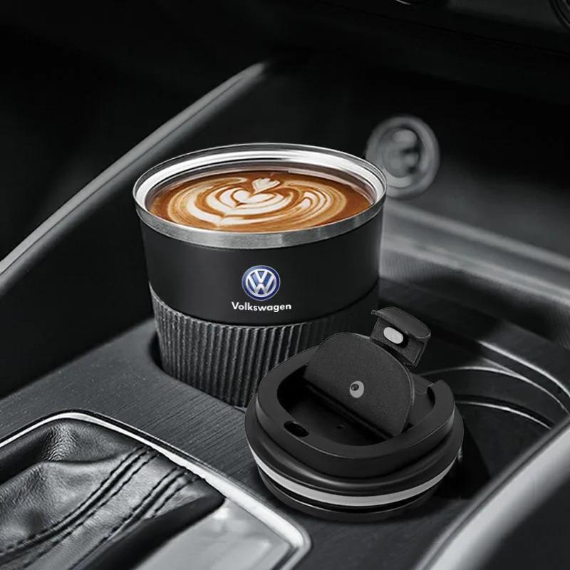 2026 Hot For Volkswagen VW 500ML Stainless Steel Coffee Thermos Bottle Thermal Mug Leakproof For Volkswagen Jetta MK5 MK6 Golf-4