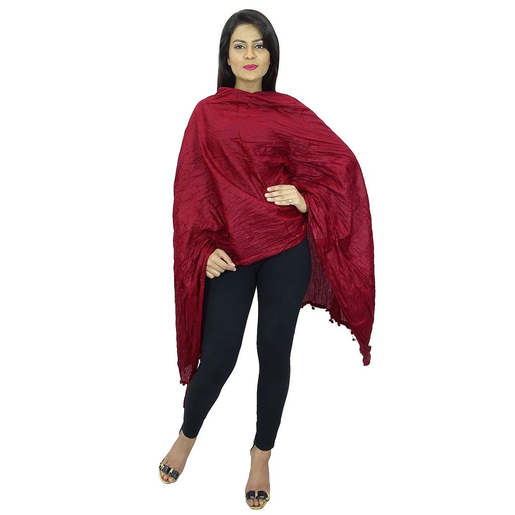 Длинный палантин из хлопковой смеси Dupatta Neck Wrap Women Wear Indian Scarves Chunni Gift For