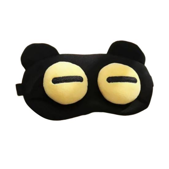 Милая маска для сна Мягкая удобная маска для сна Снимает стресс Усталость Регулируемые ремешки Защита для глаз для путешествий Домашнее использование