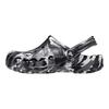 Crocs Модные уличные клоги EVA с мраморным узором, унисекс, черные 206935-066
