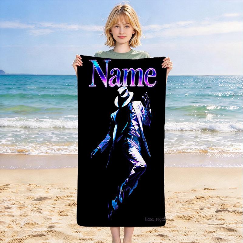 Custom Star Dance Stylish printed beach towel,a quick-drying, absorbent mat suitable for the beach, pool, gym, and travel fans gift