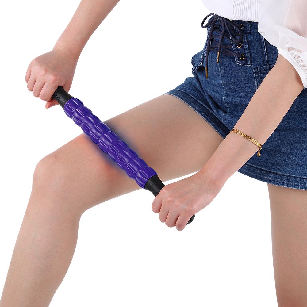 Массажные палки для мышц Фитнес Спорт Фасциальные стержни Высокая прочность Расслабляющий роликфиолетовый