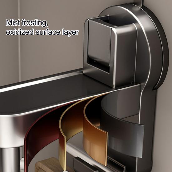 Присоска держатель для посуды прочный несущий простой монтаж настенный кухонный вращающийся на 360 градусов