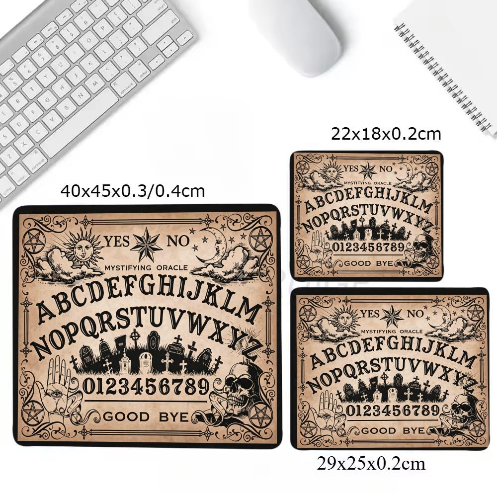 Vintage Ouija Board Mouse Pad 40X45 Large Square Computer Office Game Table Mats Rubber Anti-slip Laptop Mousepad Small Desk Pad