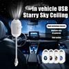 2-в-1 Проектор Галактики Ночник USB LED Звездное Небо Лампа 360° Вращение Регулируемая Яркость для Спальни Потолка Комнаты Декор Автомобиля
