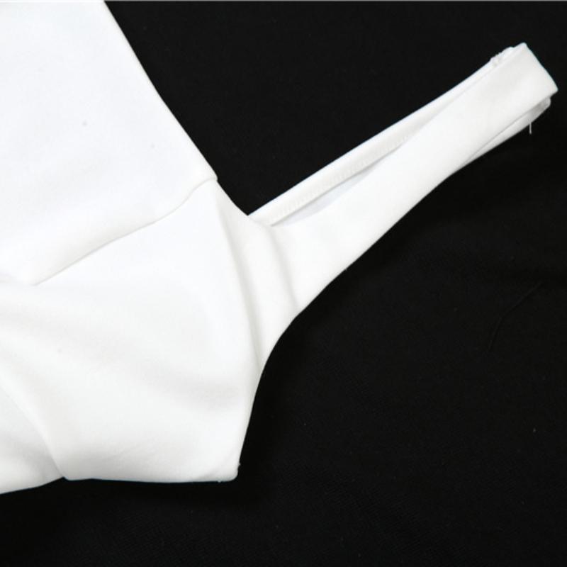 NEW Hot Fashion Sexy Backless Halter Strap Bow Sleeveless White A-line Dresses Mini Dress for Women Summer