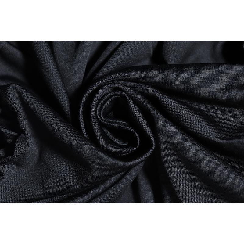 Women's Sexy Square Neck Pleated Dress Solid Color Chest Wrap Long Sleeve Halter Hollow Waist Pack Hip Dress