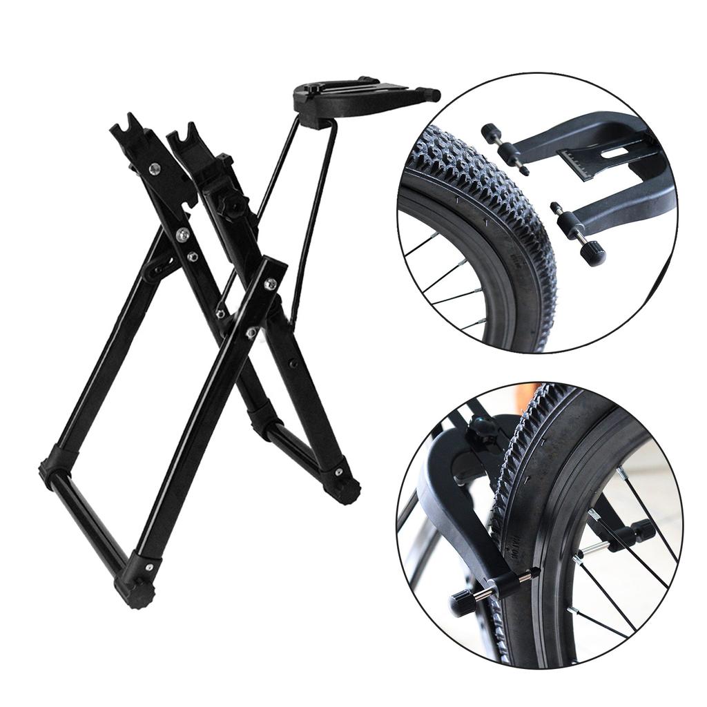 Bike Tire Truing Stand Mechanic Truing Stand Bicycles Wheel Maintenance Wheel Truing Stand Cross Land Bike Wheel Holder