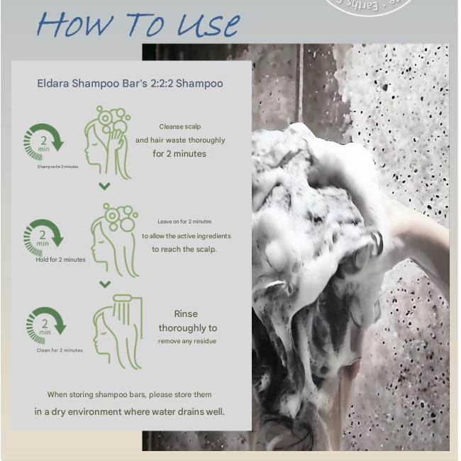 Твердый шампунь для ухода за кожей головы L’dara 120 г (Розмарин / Лемонграсс) (2 варианта)